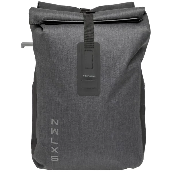 Dubbele fietstas New Looxs Varo Double MIK 40 liter 28 x 43 x 17 cm (x2) - grijs