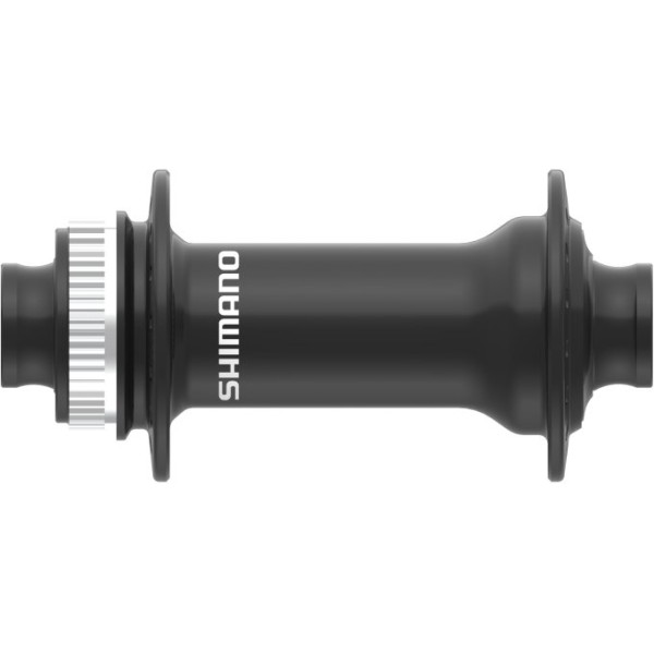 Voornaaf Shimano Deore HB-MT410 center lock - 36 gaats - 15 mm steekas - 100 mm inbouw - zwart