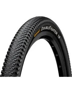 Buitenband Continental DoubleFighter III 26 x 1.90" / 50-559 - zwart met reflectie