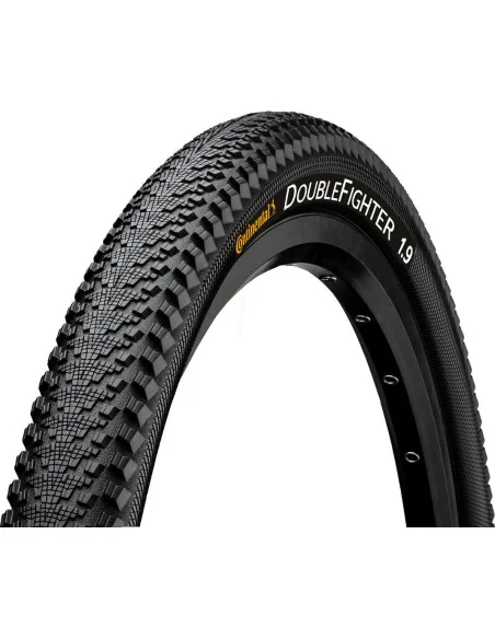 Buitenband Continental DoubleFighter III 26 x 1.90" / 50-559 - zwart met reflectie