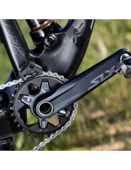 Crankstel 12-speed Shimano SLX FC-M7120-1 zonder kettingblad 175 mm - zwart