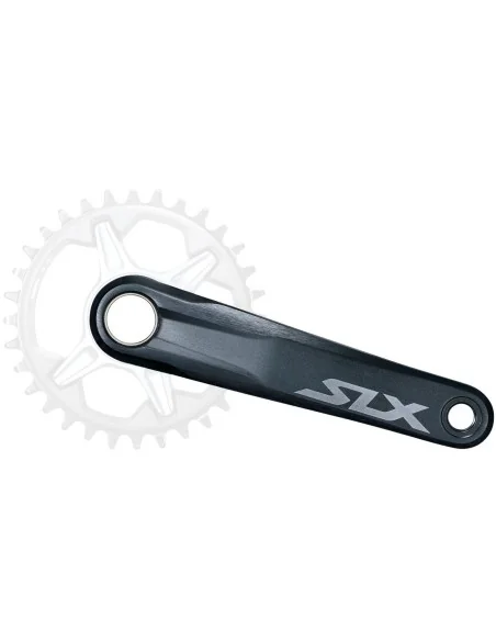 Crankstel 12-speed Shimano SLX FC-M7120-1 zonder kettingblad 175 mm - zwart