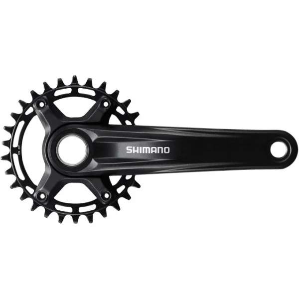 Crankstel 12-speed Shimano FC-MT510-1 - 34 tands - 175 mm - zwart