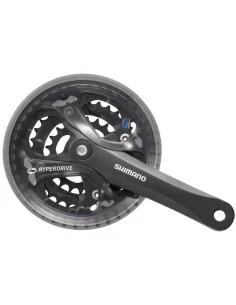 Crankstel 7/8 speed Shimano Acera FC-M361 - 175/48 x 38 x 28T met kettingscherm - zwart