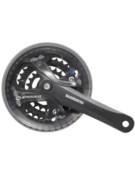 Crankstel 7/8 speed Shimano Acera FC-M361 - 175/48 x 38 x 28T met kettingscherm - zwart