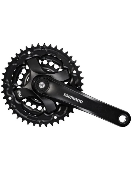 Crankstel 6/7/8 speed Shimano Tourney FC-TY501 met 170mm crankarm 48 x 38 x 28T - zwart