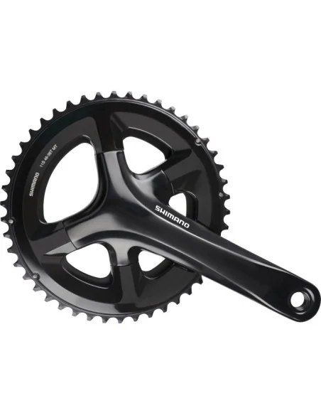 Crankstel 2 x 11 speed Shimano Road FC-RS510 - 175/50-34T met holle as - zwart