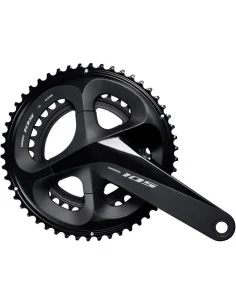 Crankstel 2 x 11 speed Shimano 105 FC-R7000 - 172,5/52-36T met holle as - zwart