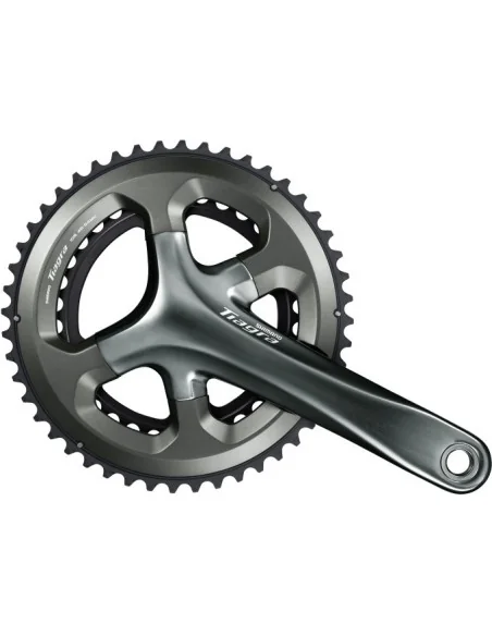 Crankstel 2 x 10 speed Shimano Tiagra FC-4700 - 172,5/50-34T met holle as - zwart