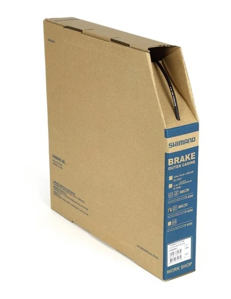 Rem buitenkabel Shimano SLR Race ø5,0mm / 40 meter - zwart (in een doos)