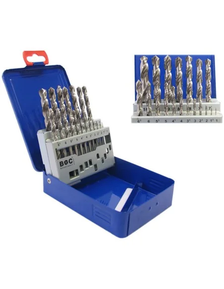 Borenset Bofix HSS 19-delig - 1 t/m 10mm