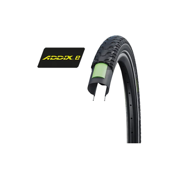 Buitenband Schwalbe Energizer Plus Tour GreenGuard 28 x 1.50" / 40-622 mm - zwart met reflectie