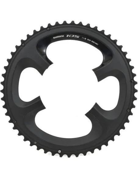 Kettingblad 53T Shimano 105 FC-5800 MD - zwart (voor 52-36T)