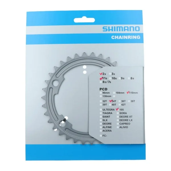 Kettingblad 34T Shimano 105 FC-R7000 - zilver