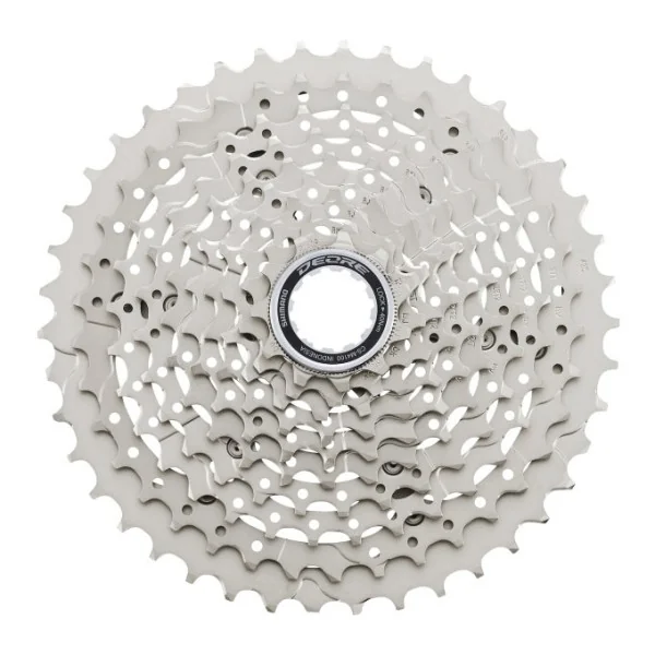 Cassette 10 speed Shimano Deore CS-M4100-A 11-42T - Zilver