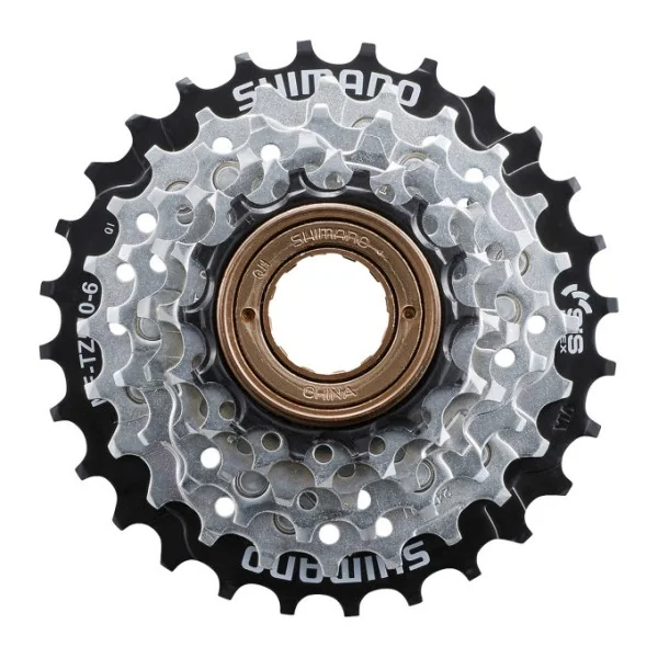 Freewheel 6 speed Shimano MF-TZ510 14-28T - Zilver