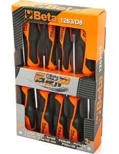 Schroevendraaierset Beta Tools 01263/D8 - 8 delig