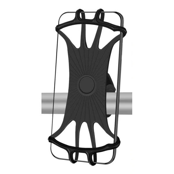 Telefoonhouder Edge EZ Fit - 360° - Siliconen - zwart