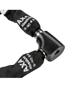Kettingslot Axa Absolute ART2 - 9-90 met polyester hoes - zwart 2