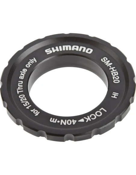 Remschijfadapter Shimano Center-Lock ring voor steekasnaven SM-HB20