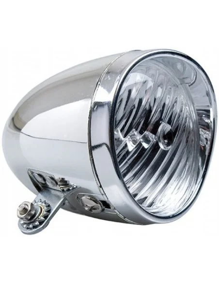 Simson batterij koplamp Classic - chroom (10 stuks in box)