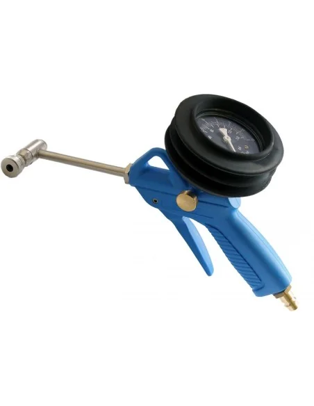 Luchtpistool Alligator met draaibare kop en manometer + ontluchter