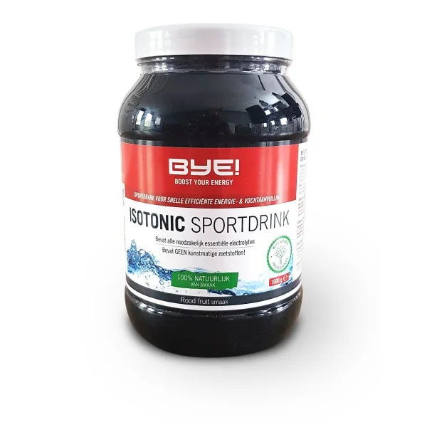 BYE! Isotonic sportdrink - rood fruit (1 kg)