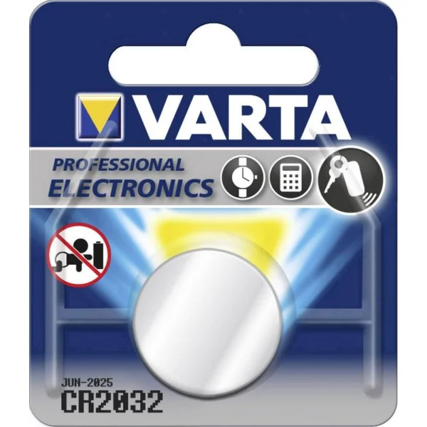 Knoopcel batterij Varta CR2032 Lithium 3V