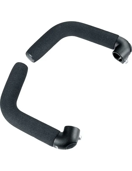 Bar-end Ergotec Touring verstelbaar - zwart