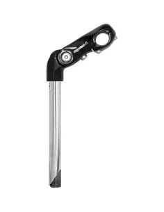 Stuurpen Ergotec Kobra verstelbaar RVS 25,4 / 300x90 / 25,4 mm - zwart/zilver