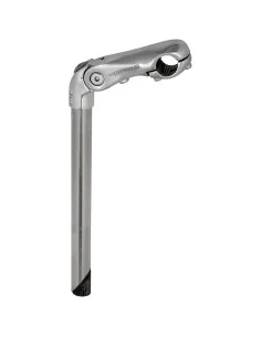 Stuurpen Ergotec Kobra verstelbaar RVS 25,4 / 300x110 / 25,4 mm - zilver