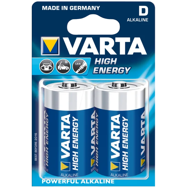 Batterij VARTA Longlife Alkaline LR20 (2x)