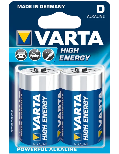 Batterij VARTA Longlife Alkaline LR20 (2x)