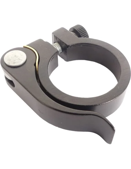 Zadelpenklem Ergotec SCQ-030 ø31,8 mm aluminium met snelspanner - zwart