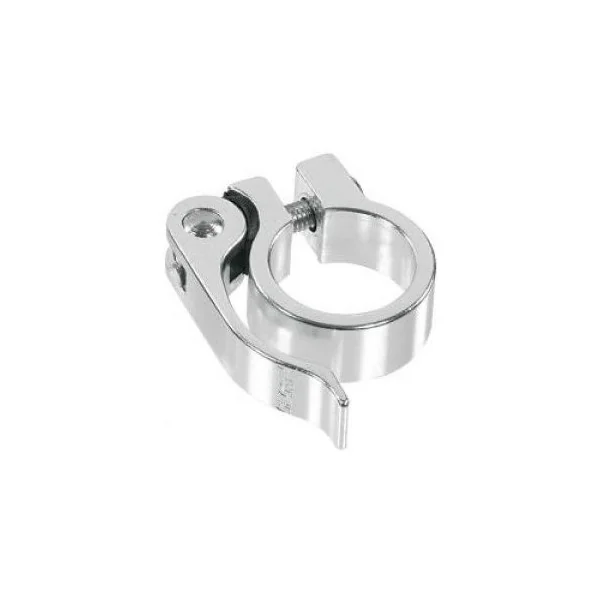 Zadelpenklem Ergotec SCQ-030 ø34,9 aluminium met snelspanner - zilver