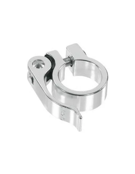 Zadelpenklem Ergotec SCQ-030 ø34,9 aluminium met snelspanner - zilver