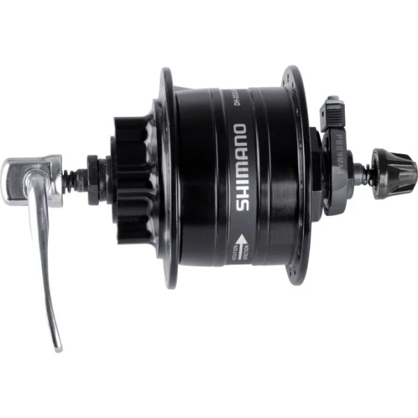 Dynamonaaf 36 gaats Shimano HD-3D32 3 Watt - voor 6-bouts remschijf - snelspanner - zwart