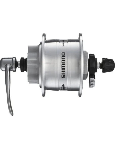 Dynamonaaf 36 gaats Shimano HD-3D32 3 Watt - voor 6 bouts remschijf - snelspanner - zilver