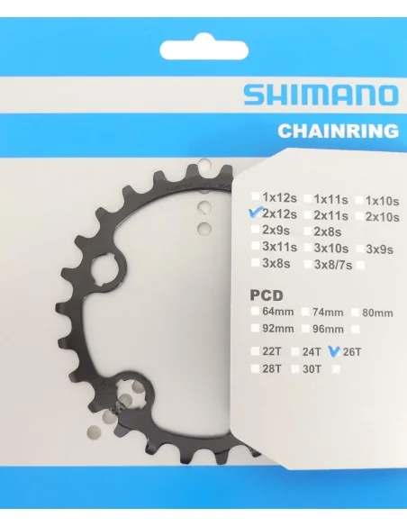 Kettingblad 26T Shimano SLX FC-M7100 / FC-M7120 - 12 speed