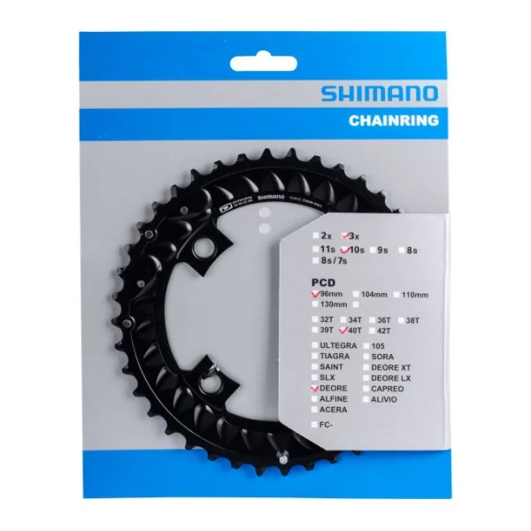 Kettingblad 40T Shimano Deore FC-M6000 3x10 speed