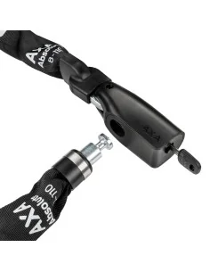 Kettingslot Axa Absolute 8-110 met polyester hoes - zwart 2