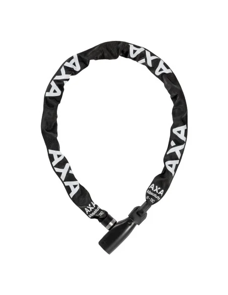 Kettingslot Axa Absolute 8-110 met polyester hoes - zwart