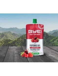 BYE! Pro Isotonic Gel 70 gram - rood fruit (doos a 12 stuks) 2