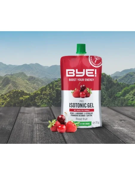 BYE! Pro Isotonic Gel 70 gram - rood fruit (doos a 12 stuks)