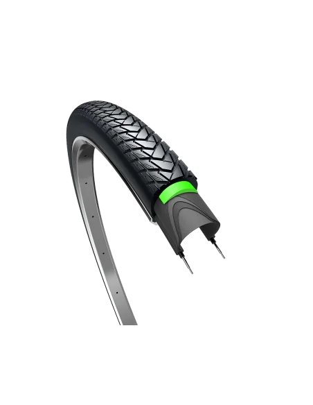 Buitenband Edge Traveller Protect 28 x 1.40" / 37-622mm - zwart met reflectie