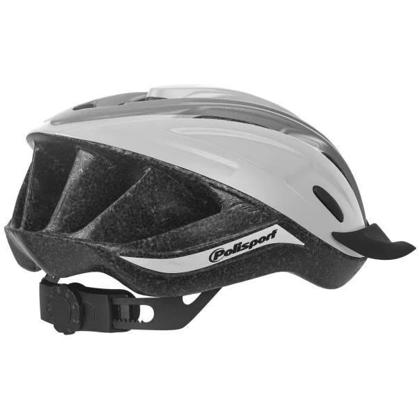 Fietshelm Polisport Ride-In M (54-58cm) - wit/grijs