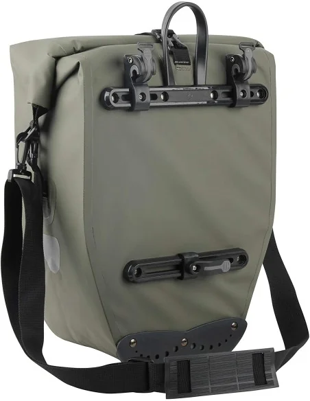 Enkele fietstas Büchel 100% waterdicht 25,4 liter - olijfgroen