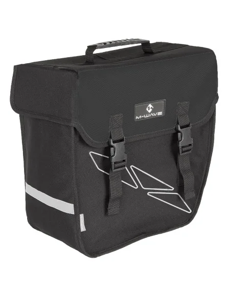 Enkele fietstas rechts M-Wave Amsterdam - 18 liter - zwart