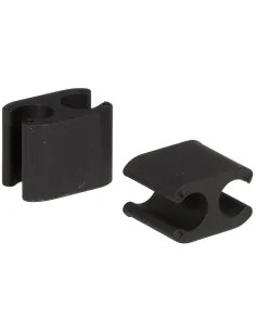 Kabelclips Elvedes Duo PVC voor Shimano Di2 5,0 mm + 2,5 mm - zwart (50 stuks)