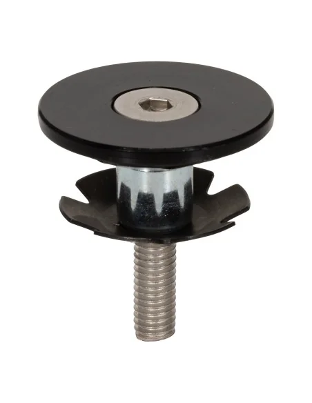 Elvedes balhoofdplug met vlakke bovenkant voor 1 1/8" metalen vorkbuis